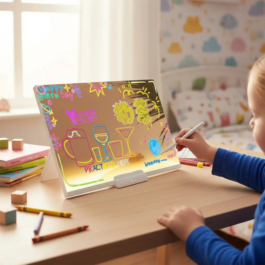 LED Acrylic Magic Board With 7 Color and USB Stand