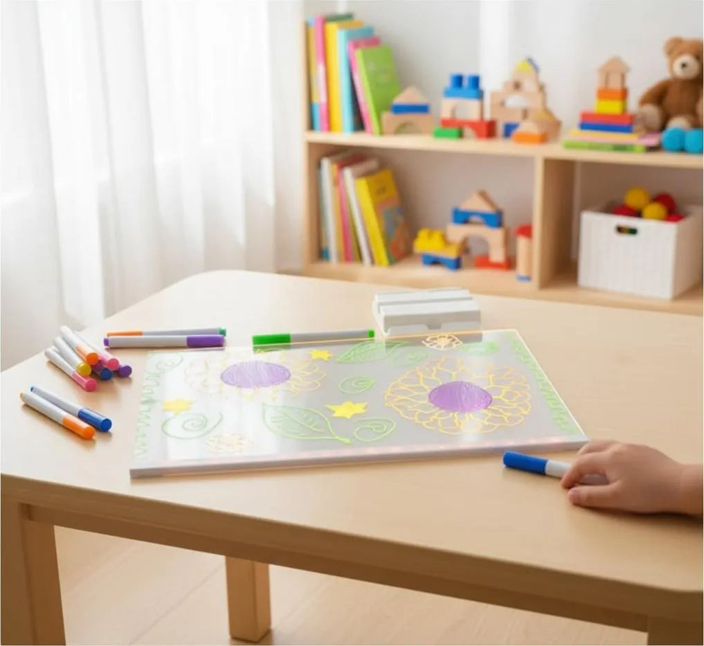 LED Acrylic Magic Board With 7 Color and USB Stand