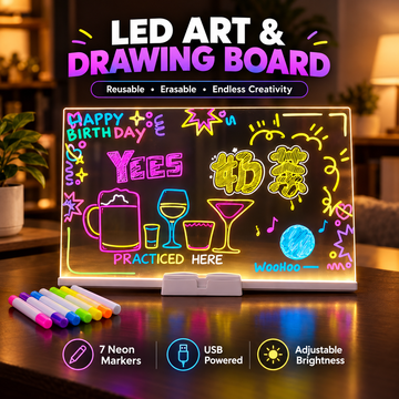 LED Acrylic Magic Board With 7 Color and USB Stand